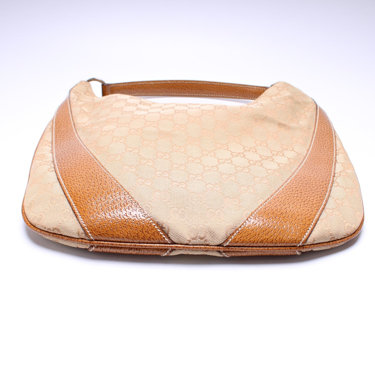 Gucci 124357 GG Canvas Hobo Bag