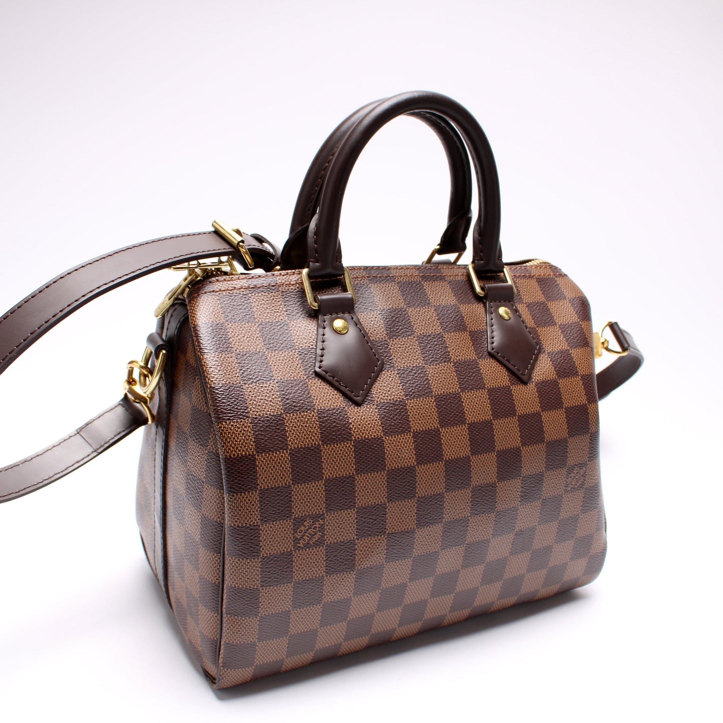 Louis Vuitton Speedy 25 Bandouliere Damier Ebene