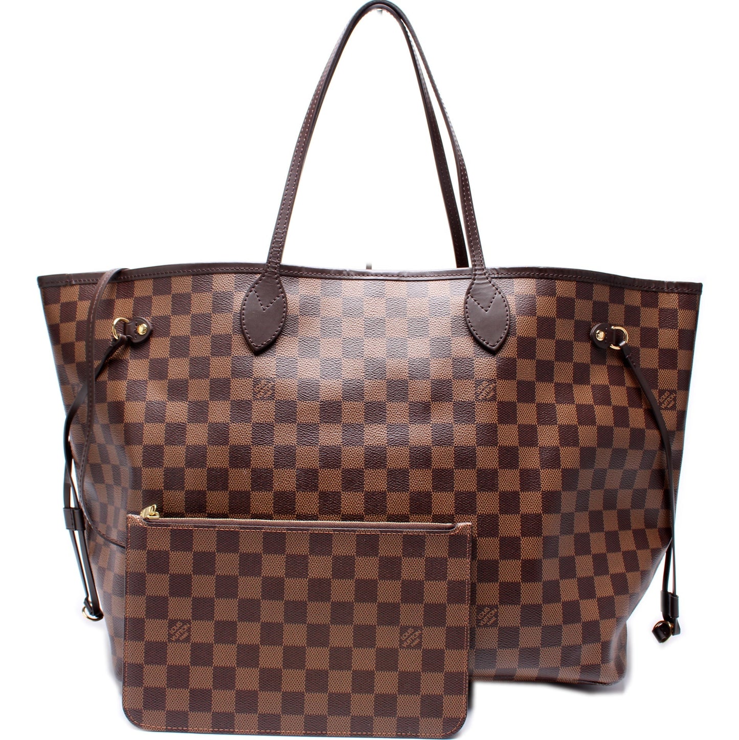 Louis Vuitton Neverfull GM W/Wallet GM Damier Ebene
