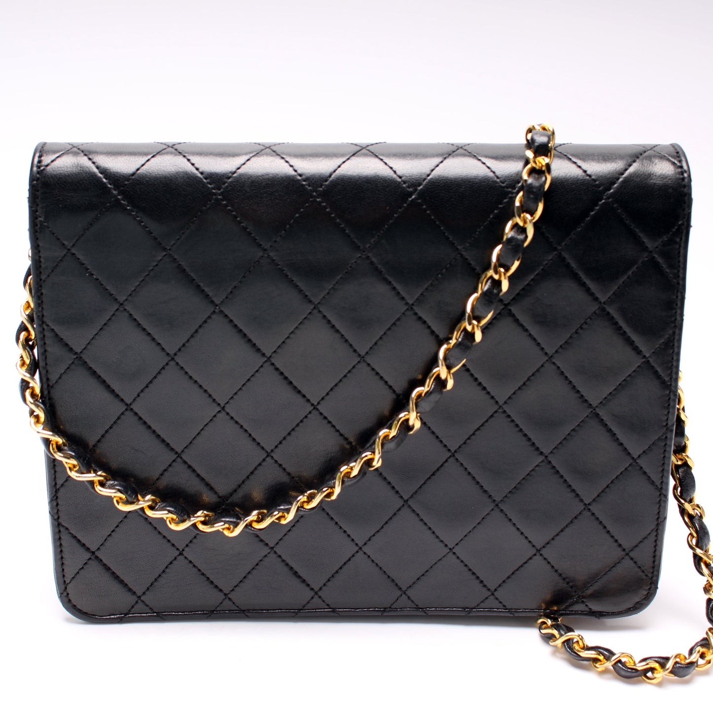 Chanel CC Snap Lock Single Flap Shoulder Bag