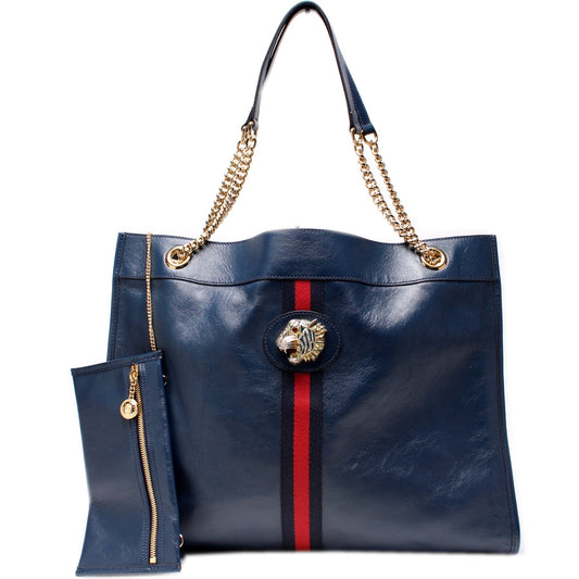 Gucci 537219 Rajah Tote Leather Bag