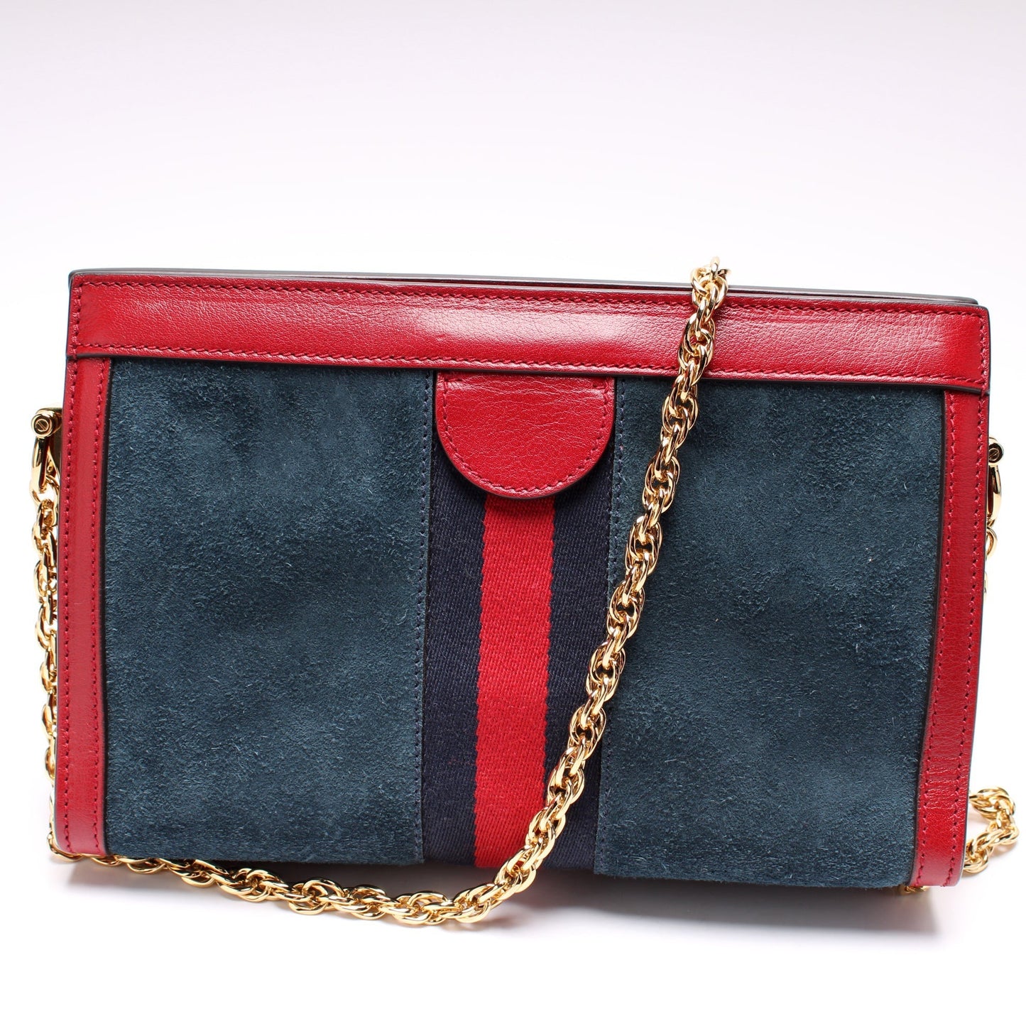 Gucci 503877 Ophidia Suede Shoulder Small Bag