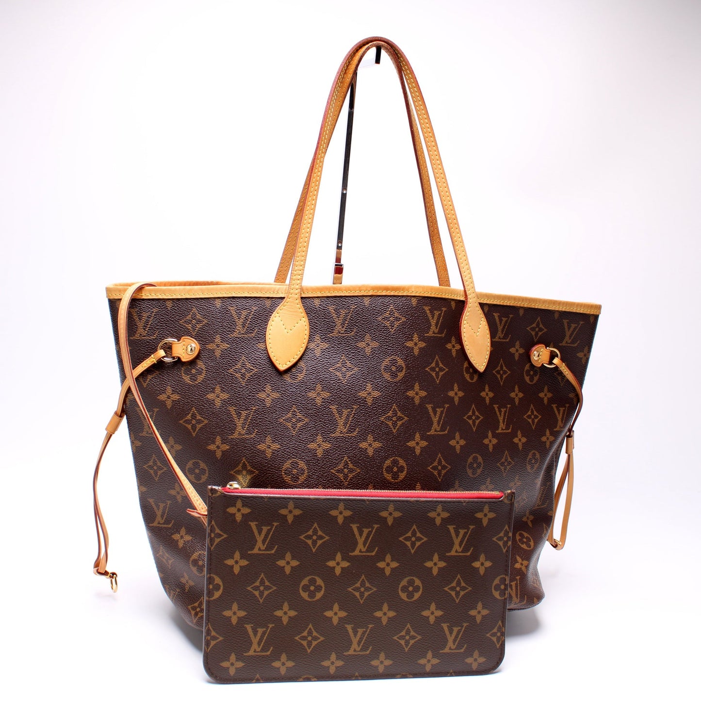 Louis Vuitton Neverfull With Wallet MM Monogram