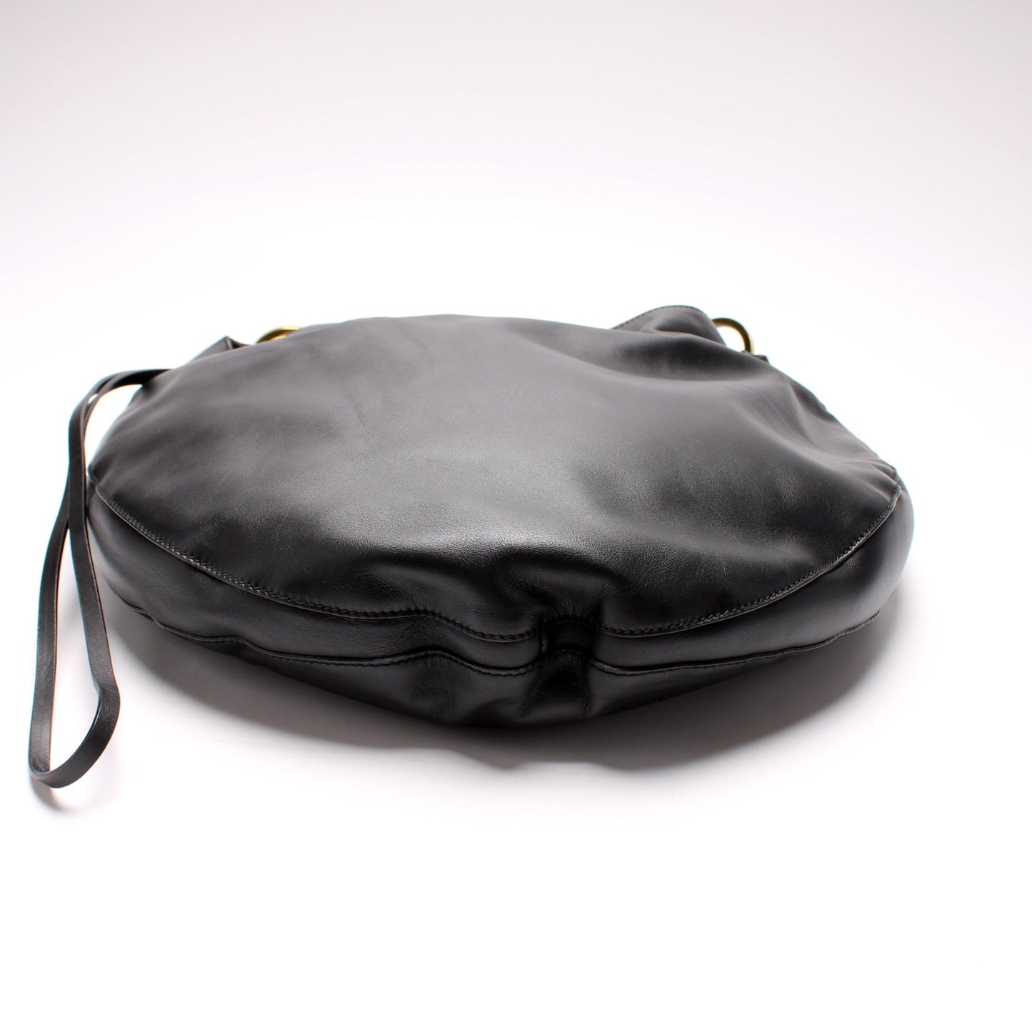 Gucci 95726 Lambskin Leather Moon Hobo Bag