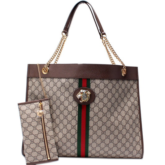 Gucci 537219 GG Supreme Rajah Tote Bag