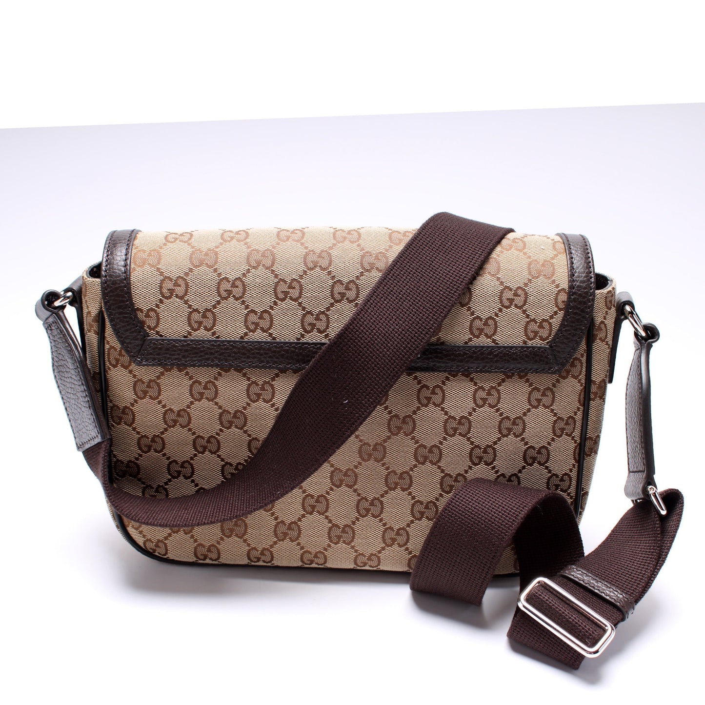 Gucci 449172 GG Canvas Messenger Bag