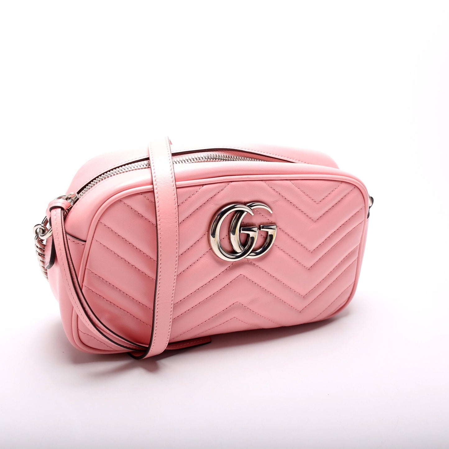 Gucci 447632 Marmont Small Leather Camera Bag