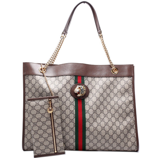 Gucci 537219 GG Supreme Rajah Tote Bag