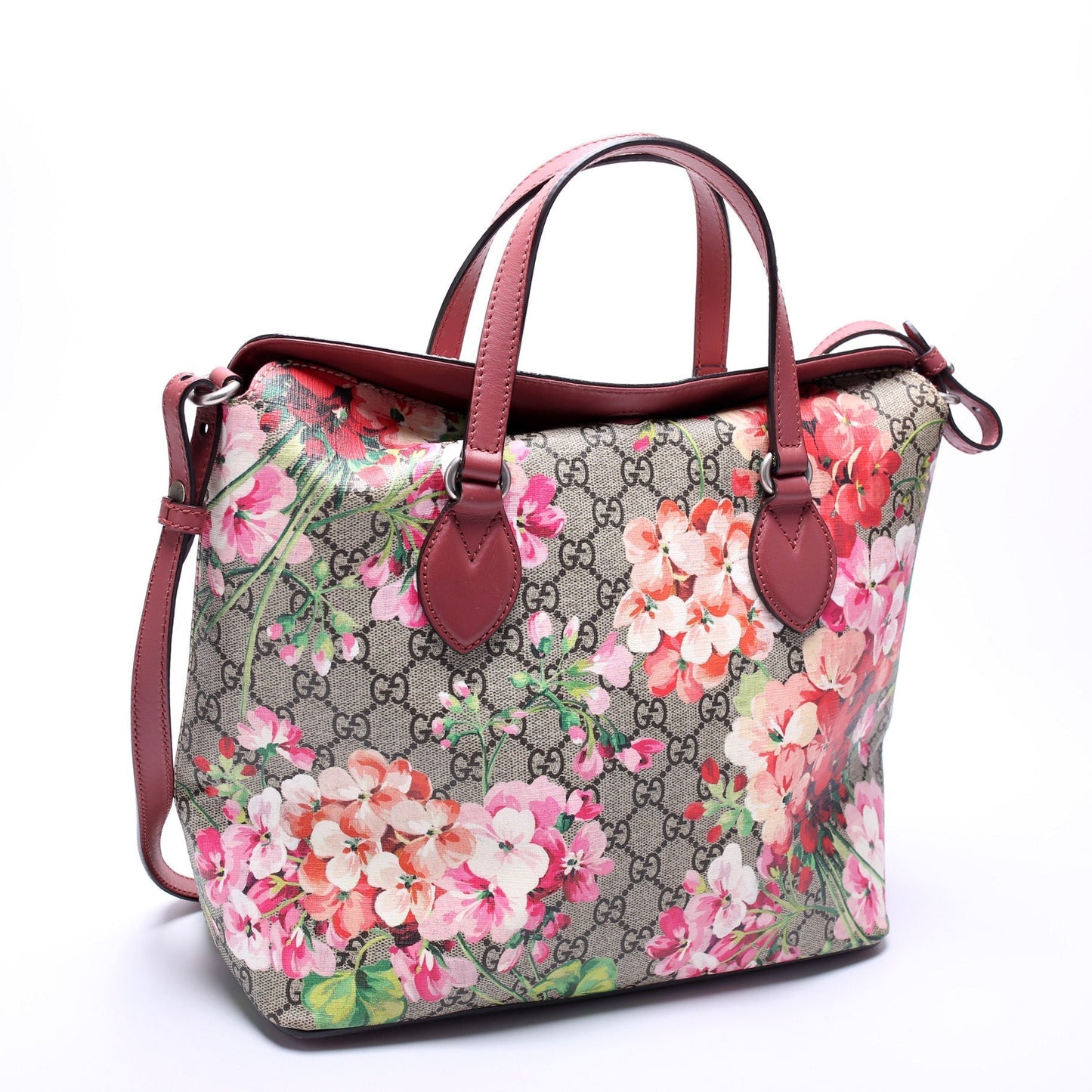 Gucci 429147 GG Blooms Fold Over Tote Bag