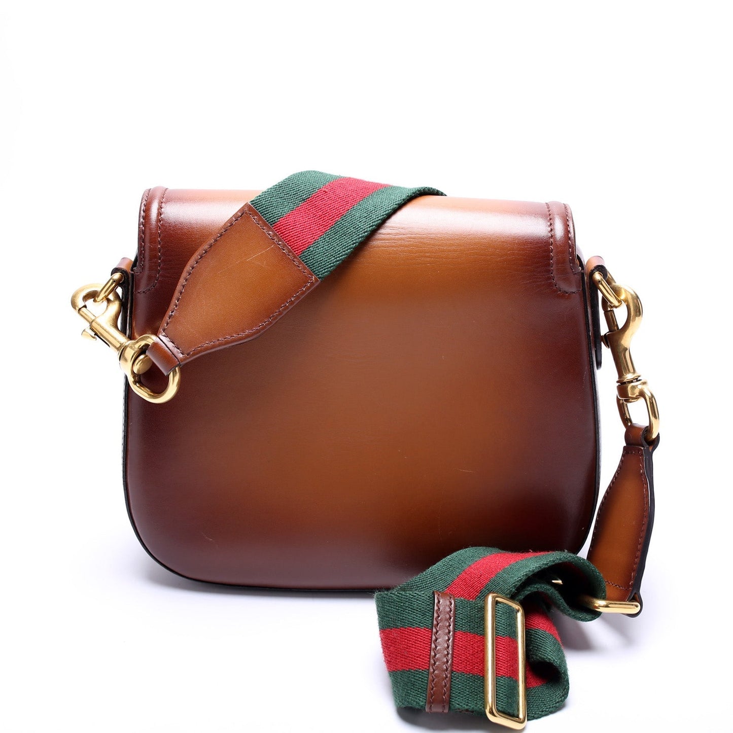 Gucci 380573 Calfskin Lady Web Medium Shouler Bag