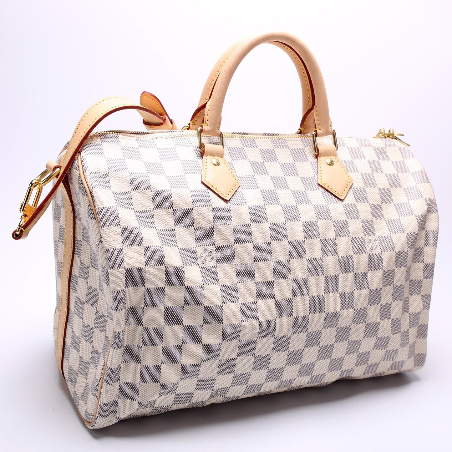 Louis Vuitton Speedy 35 Bandouliere Damier Azur