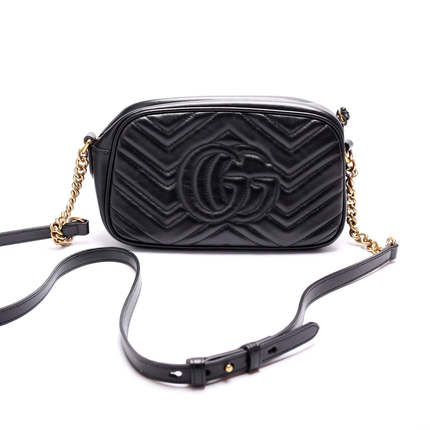 Gucci 447632 Marmont Small Leather Camera Bag