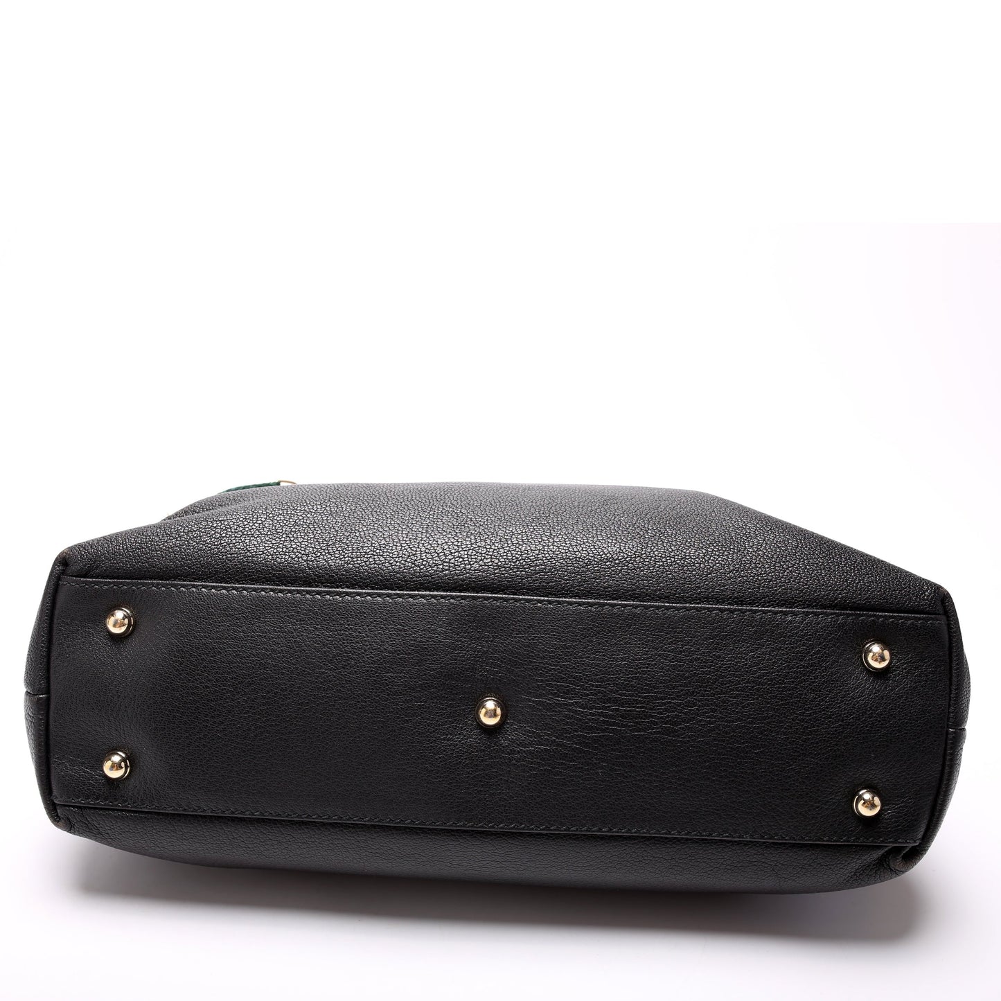 Gucci 153016 Capri Web Chain Leather Shoulder Bag