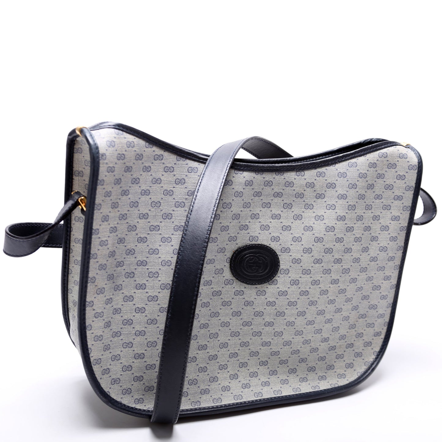 Gucci 001-113 Micro GG Coated Canvas Hobo Vintage Bag