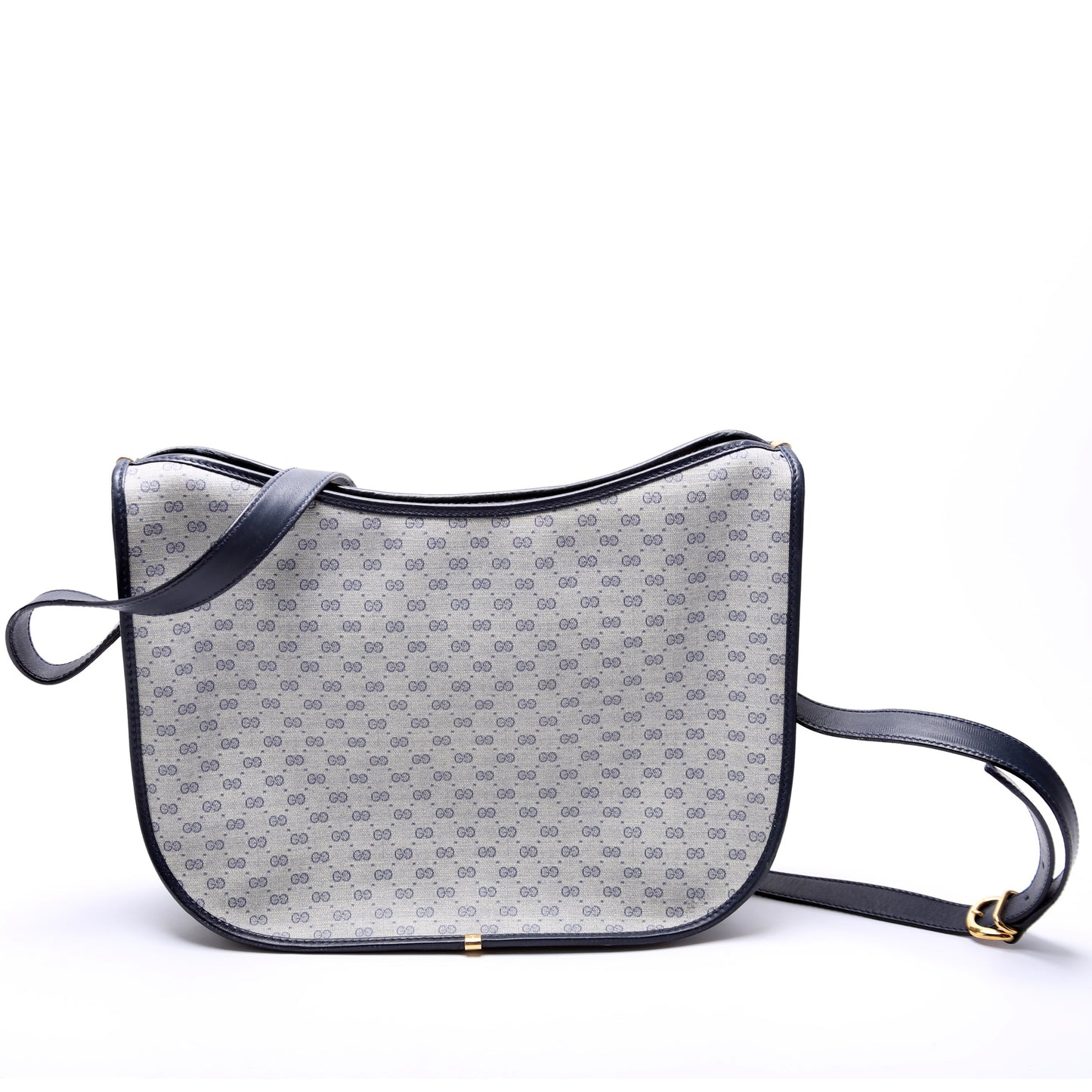 Gucci 001-113 Micro GG Coated Canvas Hobo Vintage Bag
