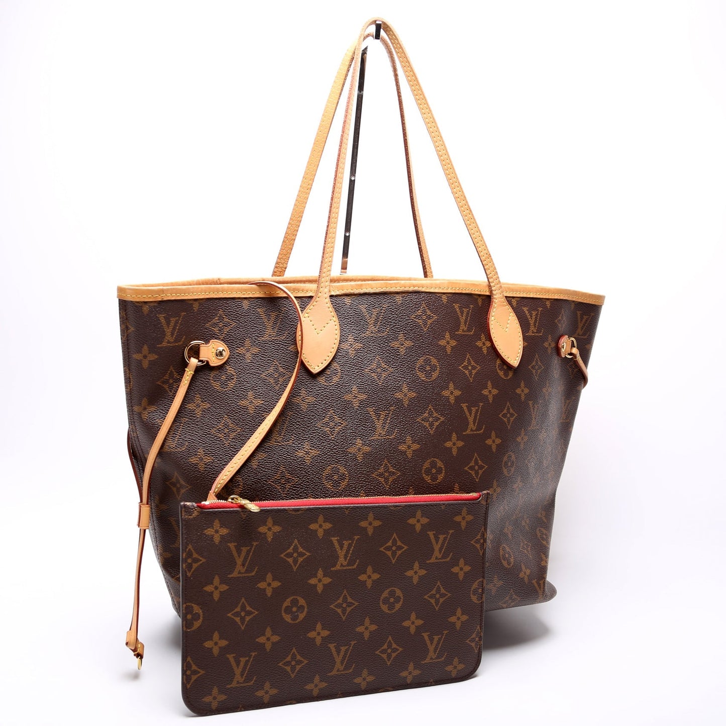 Louis Vuitton Neverfull MM W/ Wallet Monogram