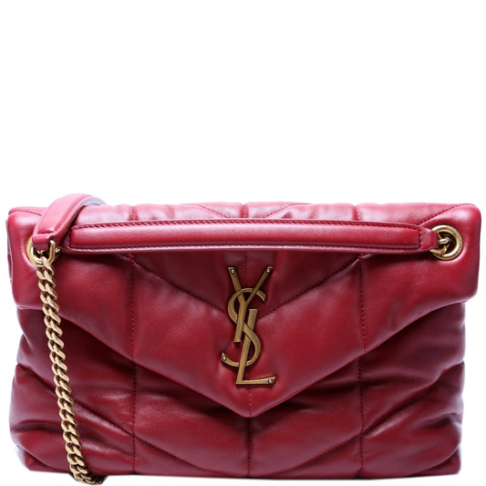 Saint Laurent Puffer Quilted Small Lambskin 577476 Bag