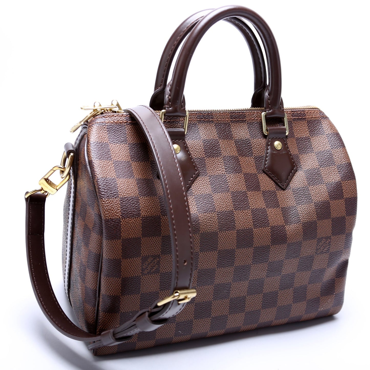 Louis Vuitton Speedy 25 Bandouliere Damier Ebene