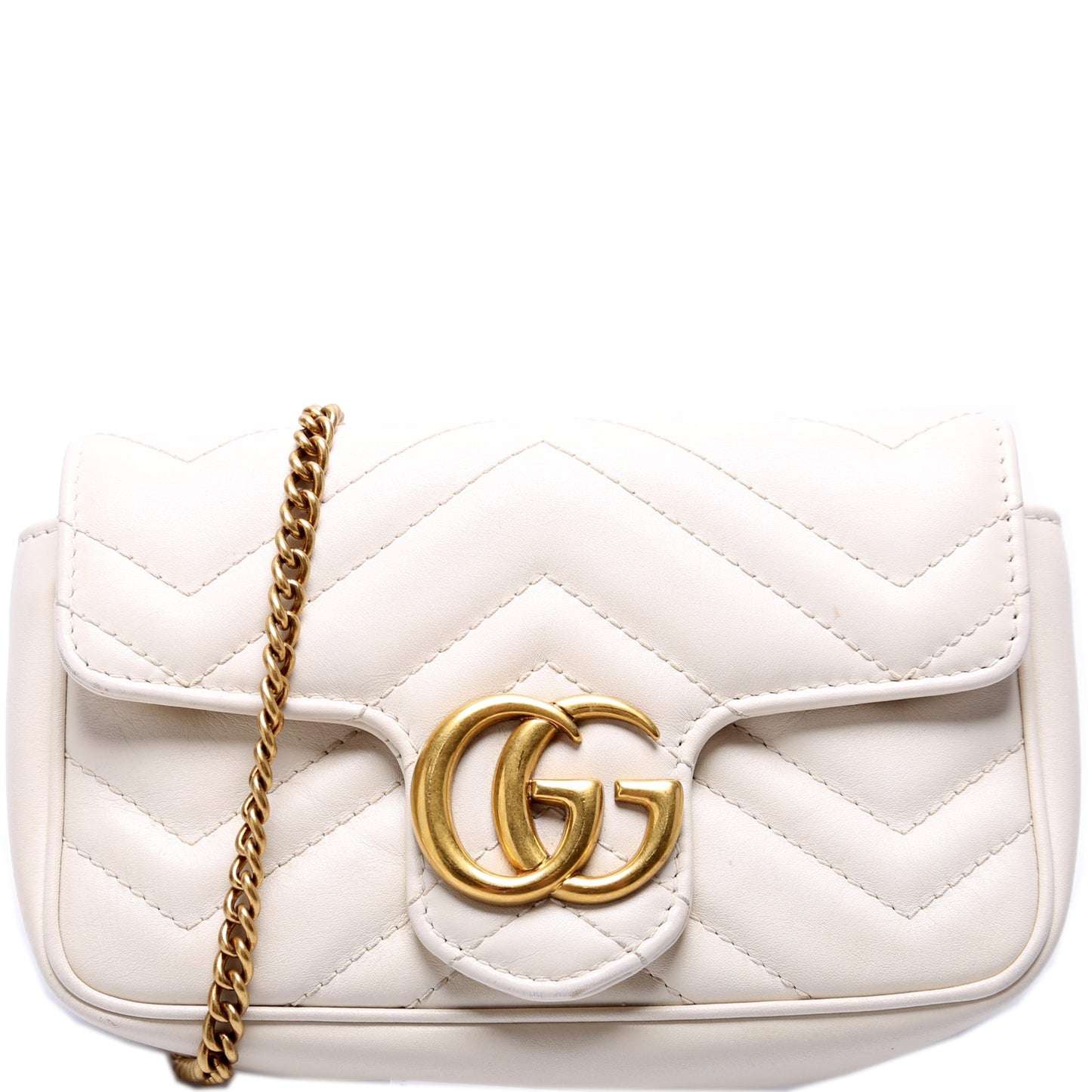 Gucci 476433 GG Marmont Super Mini Flap Bag