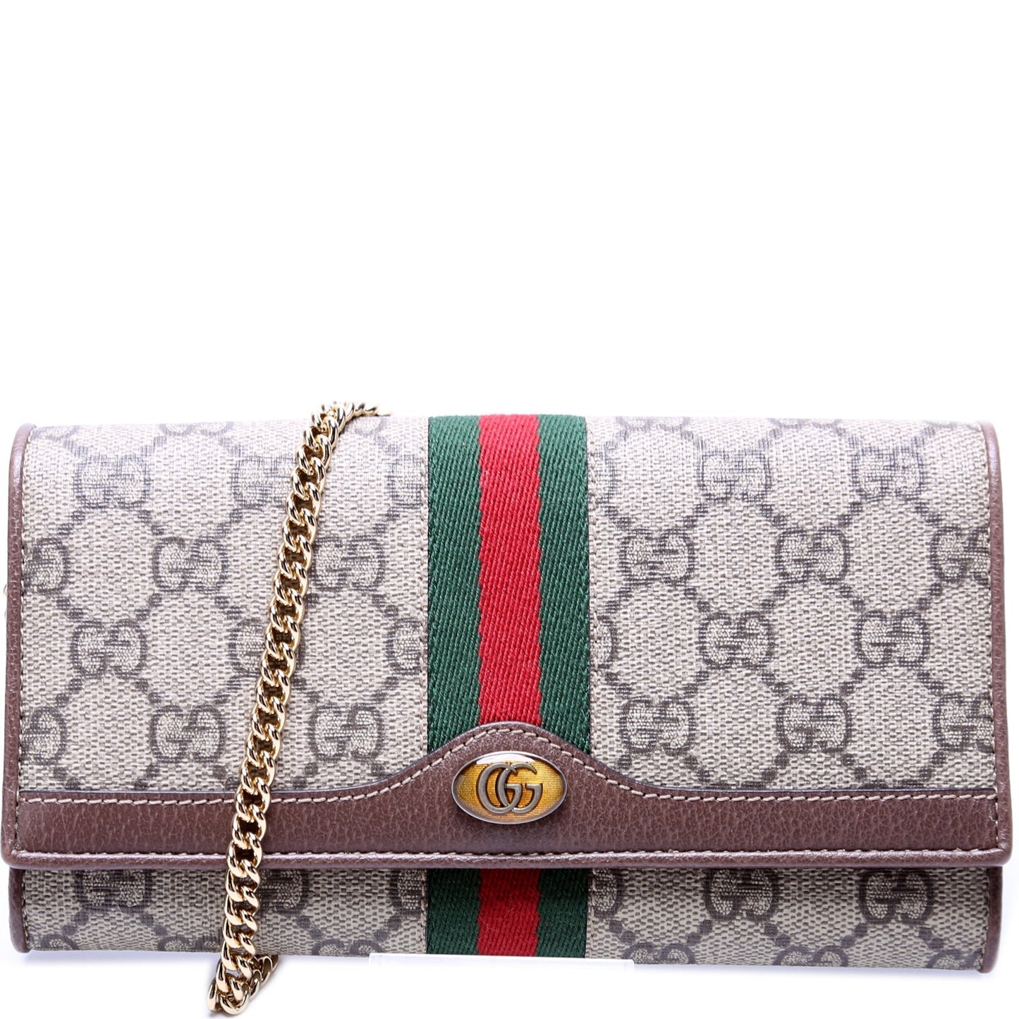 Gucci 546592 Ophidia GG Supreme Chain Wallet Bag