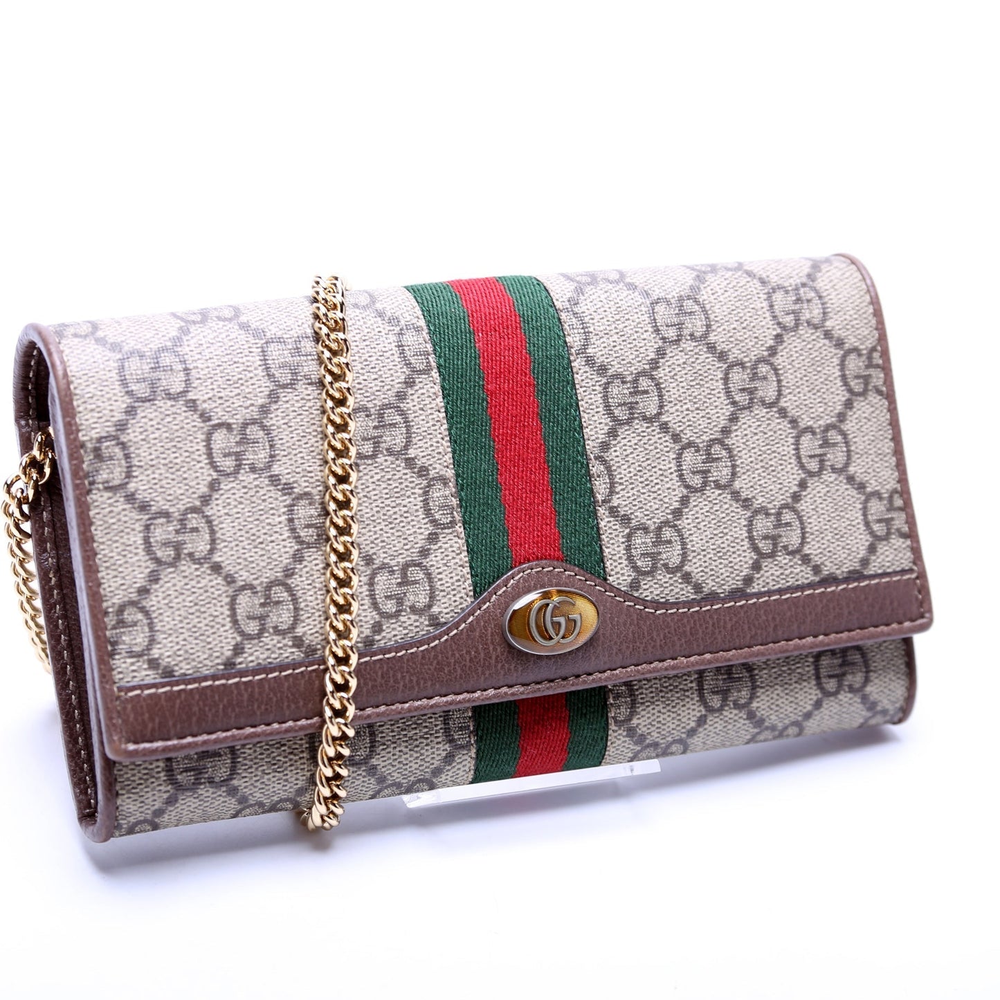 Gucci 546592 Ophidia GG Supreme Chain Wallet Bag