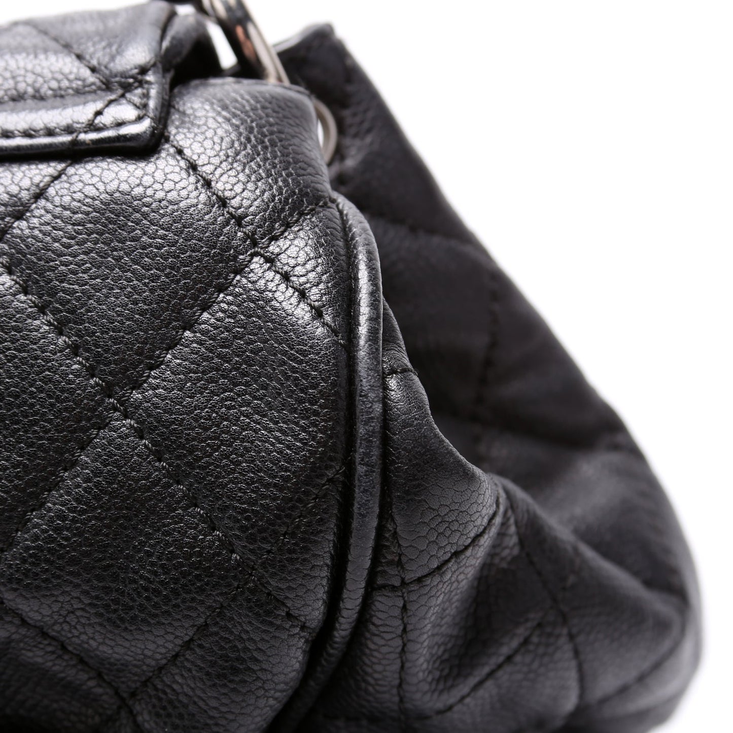 Chanel Timeless CC Accordion Flap Quilted Caviar Bag