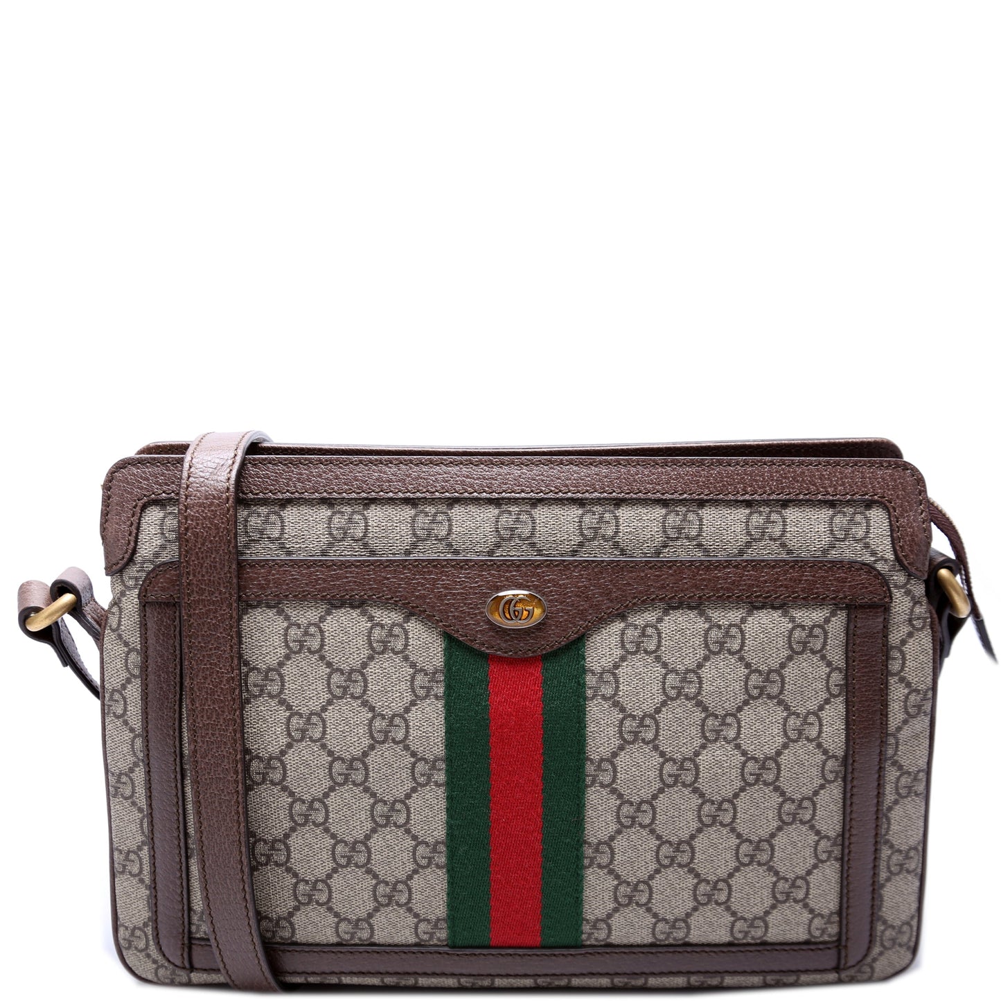 Gucci 523354 GG Supreme Ophidia Medium Shoulder Bag