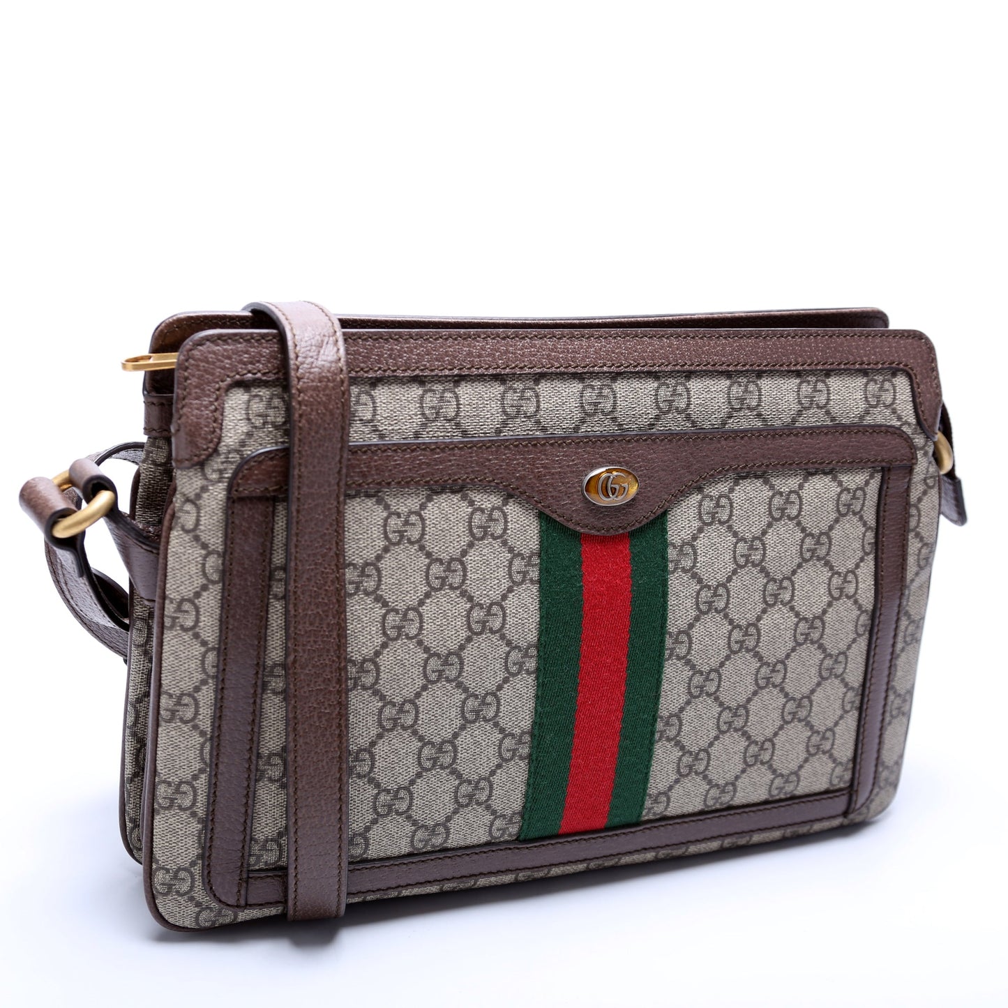 Gucci 523354 GG Supreme Ophidia Medium Shoulder Bag