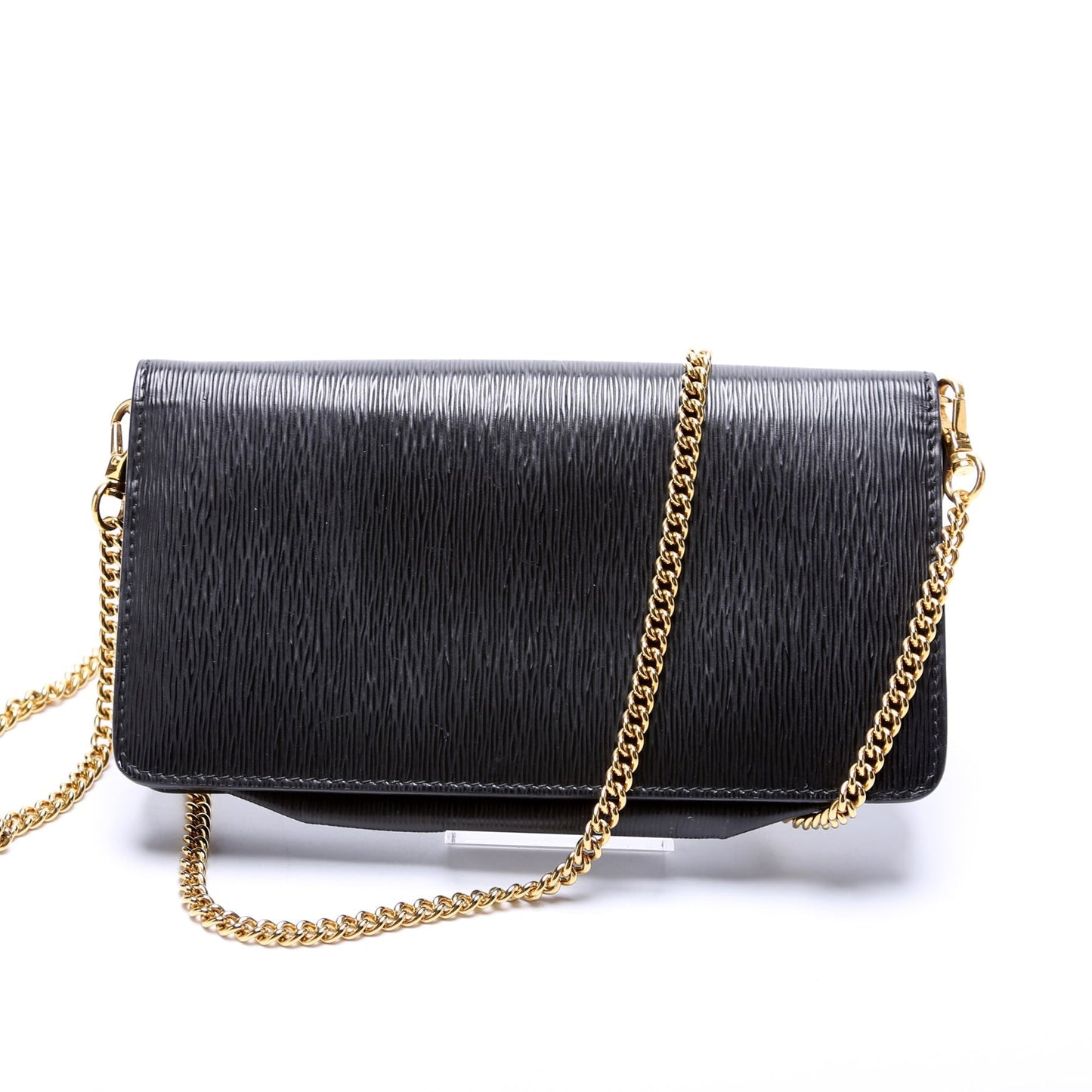 Prada Vitello Move Oro Chain Wallet Bag