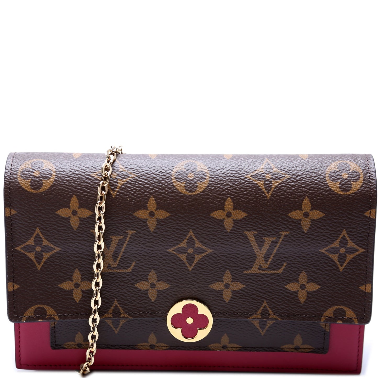 Louis Vuitton Flore Chain Wallet Monogram