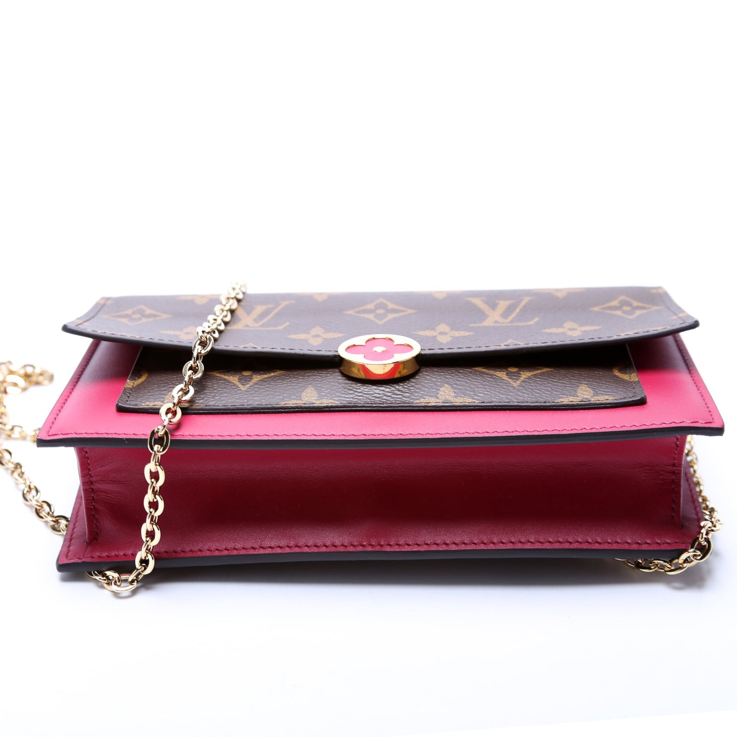 Louis Vuitton Flore Chain Wallet Monogram