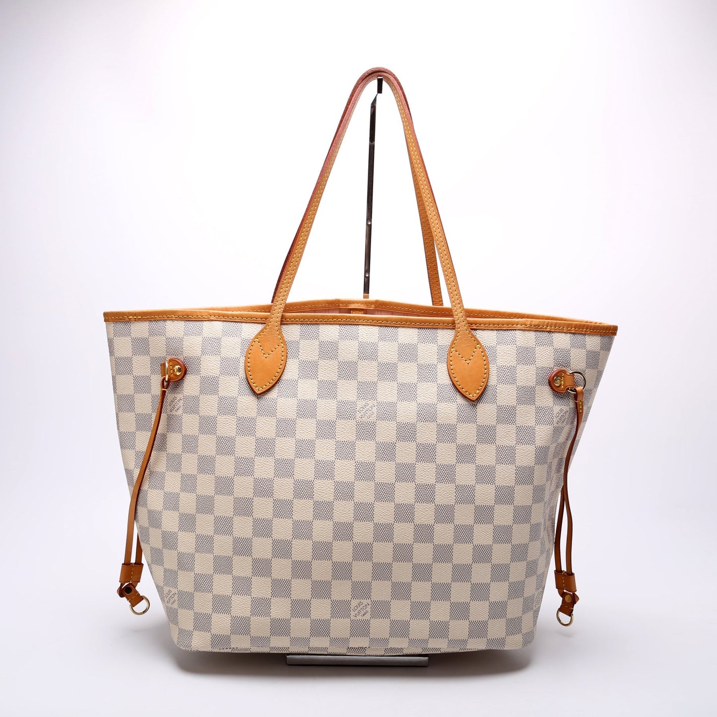 Louis Vuitton Neverfull W/Wallet MM Damier Azur