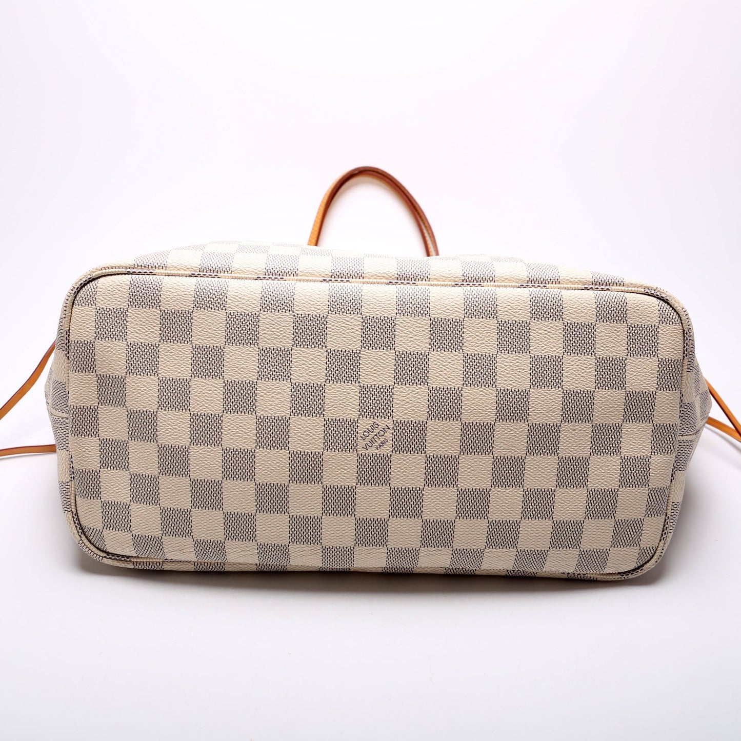 Louis Vuitton Neverfull W/Wallet MM Damier Azur