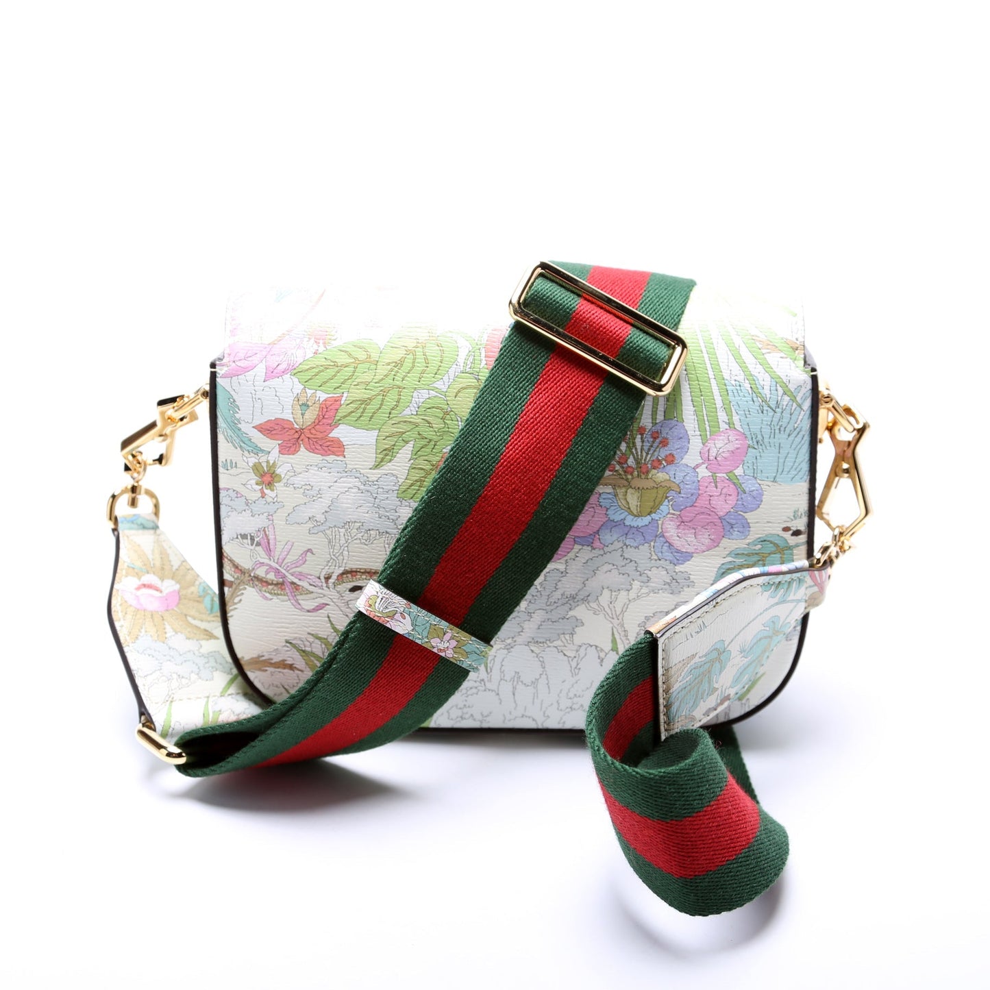 Gucci White Tiger 1955 Horsebit Mini Bag