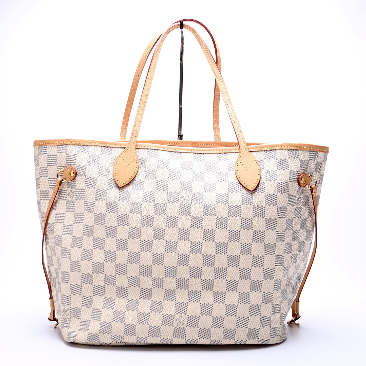 Louis Vuitton Neverfull W/Wallet MM Damier Azur