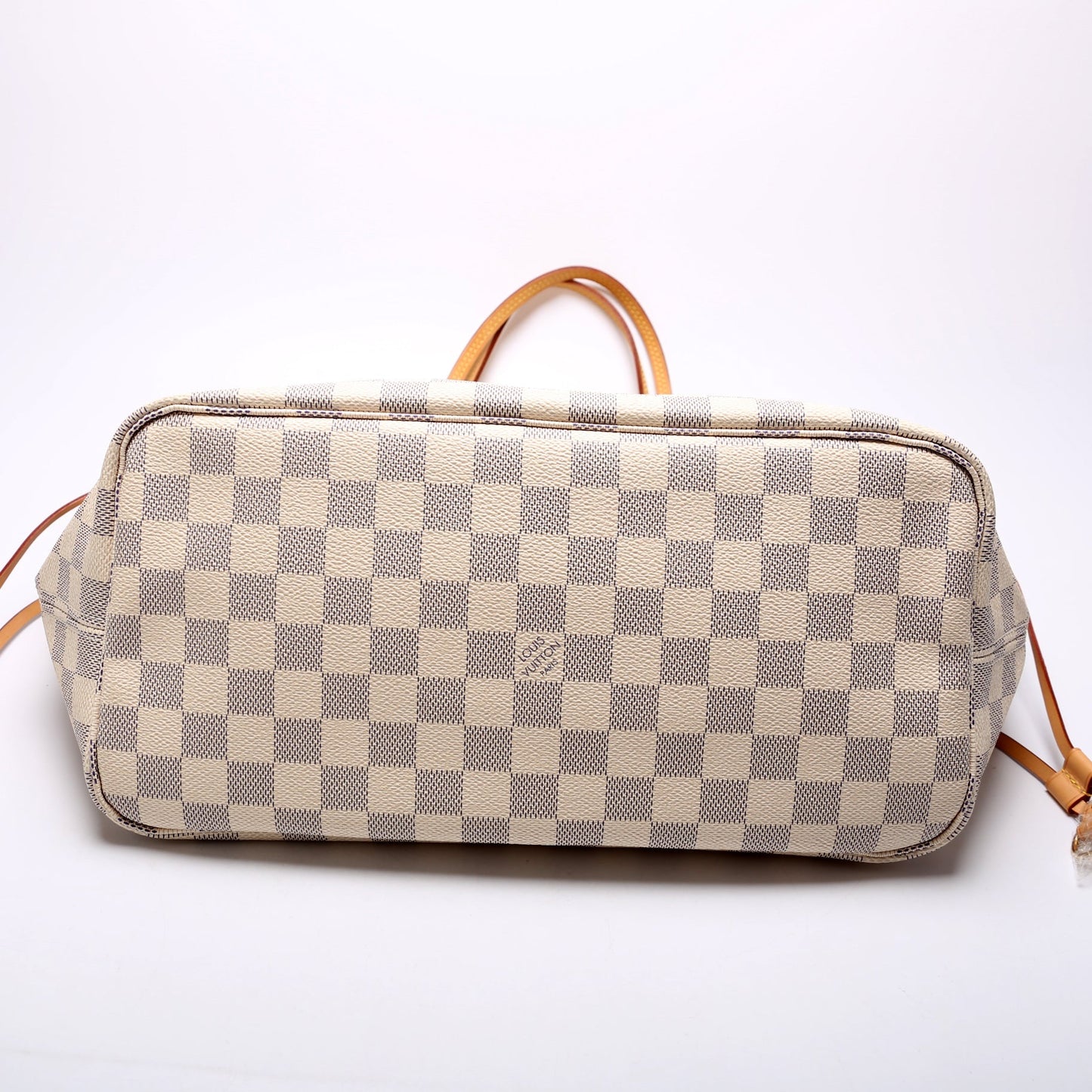 Louis Vuitton Neverfull w/Wallet MM Damier Azur