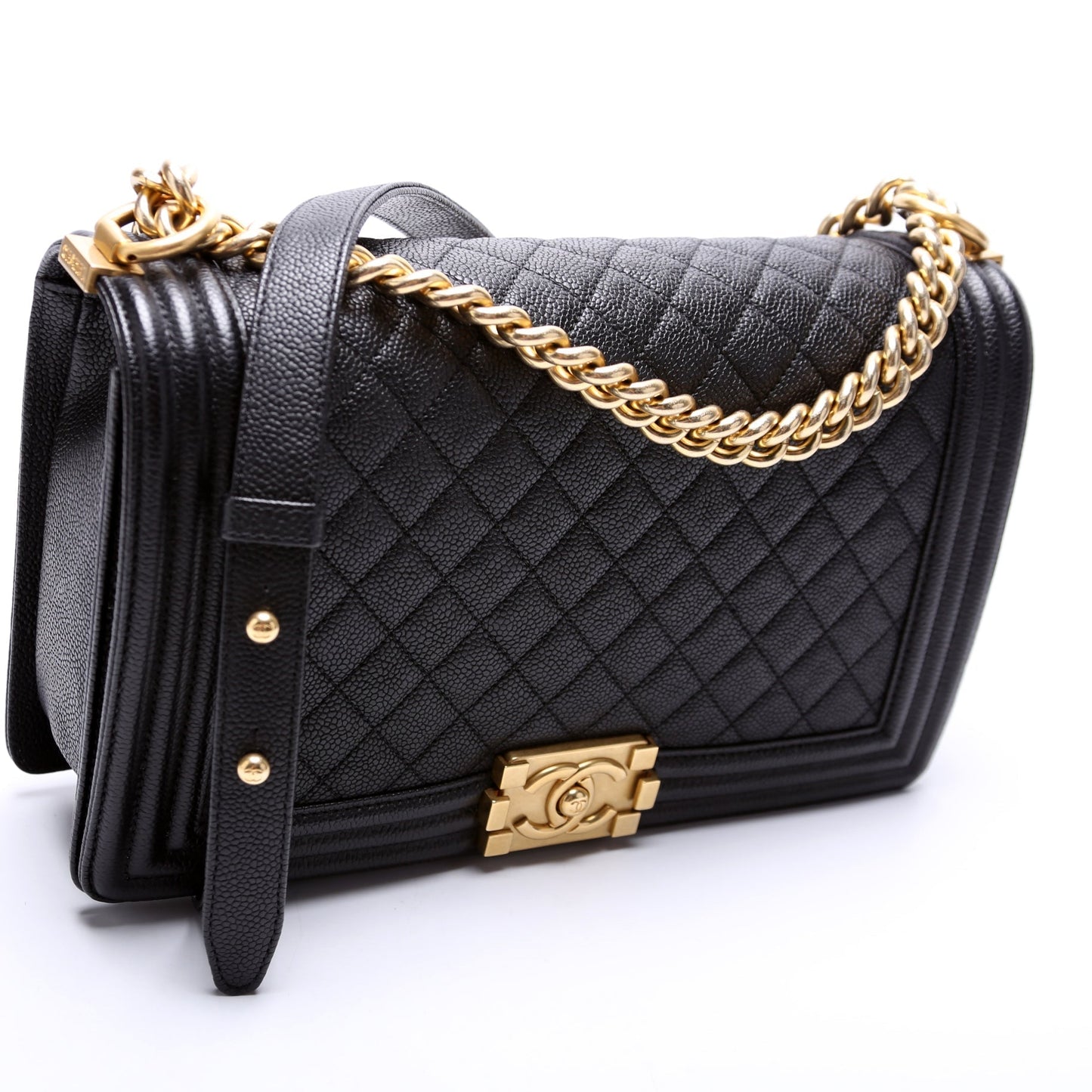 Chanel Boy Flap Medium New Caviar 23M Bag