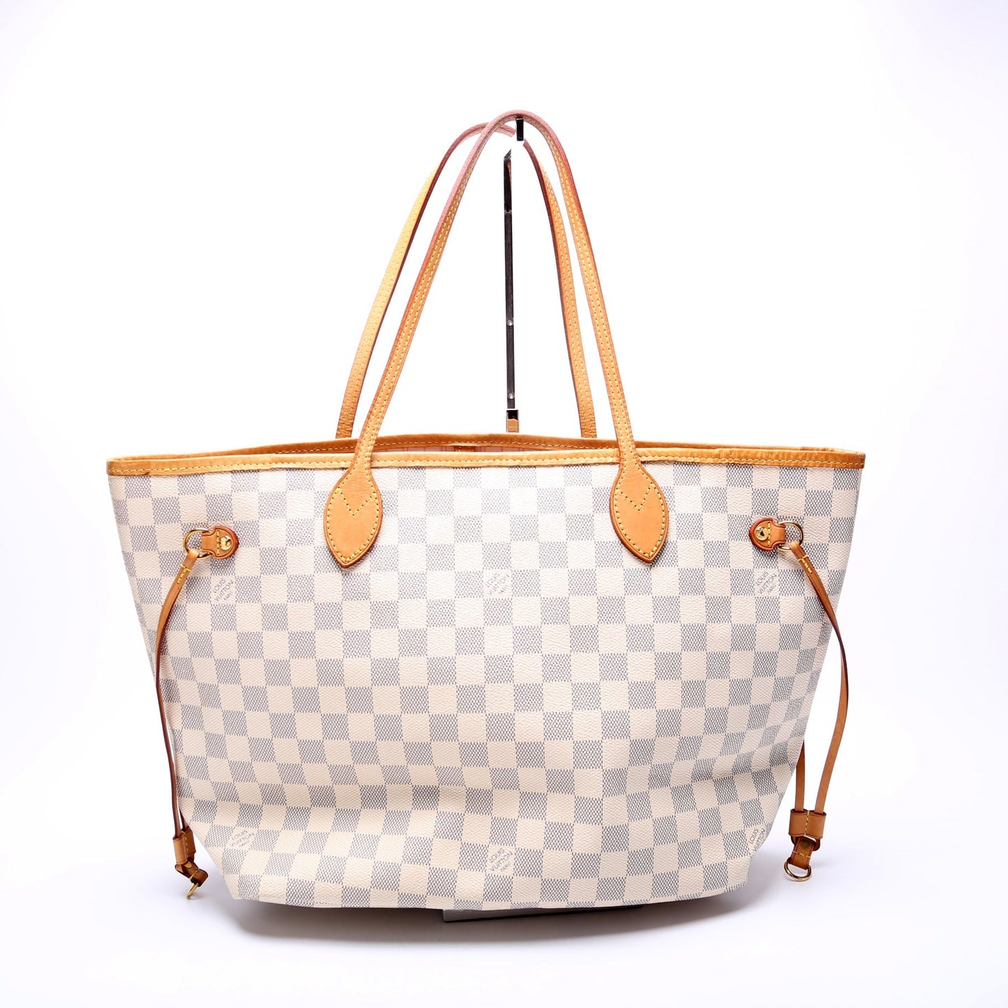 Louis Vuitton Neverfull w/Wallet MM Damier Azur