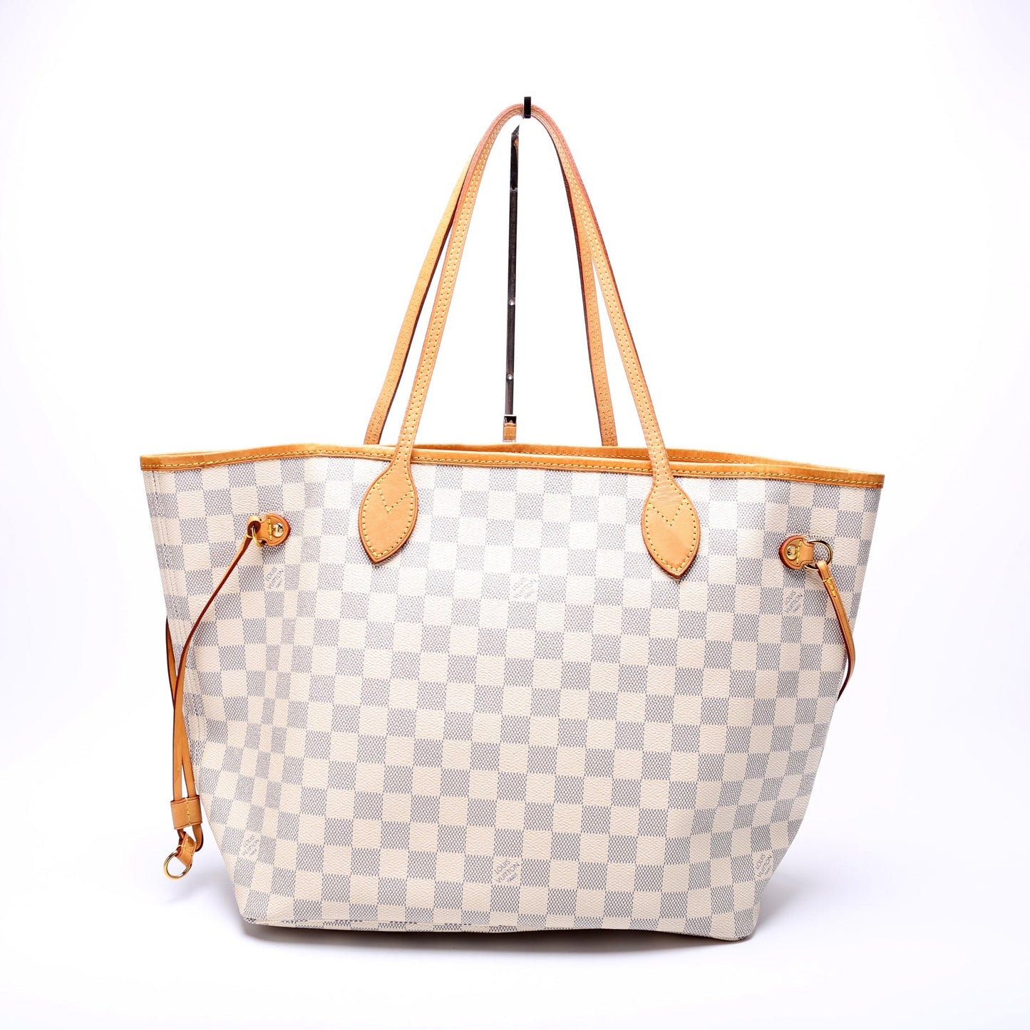 Louis Vuitton Neverfull w/Wallet MM Damier Azur