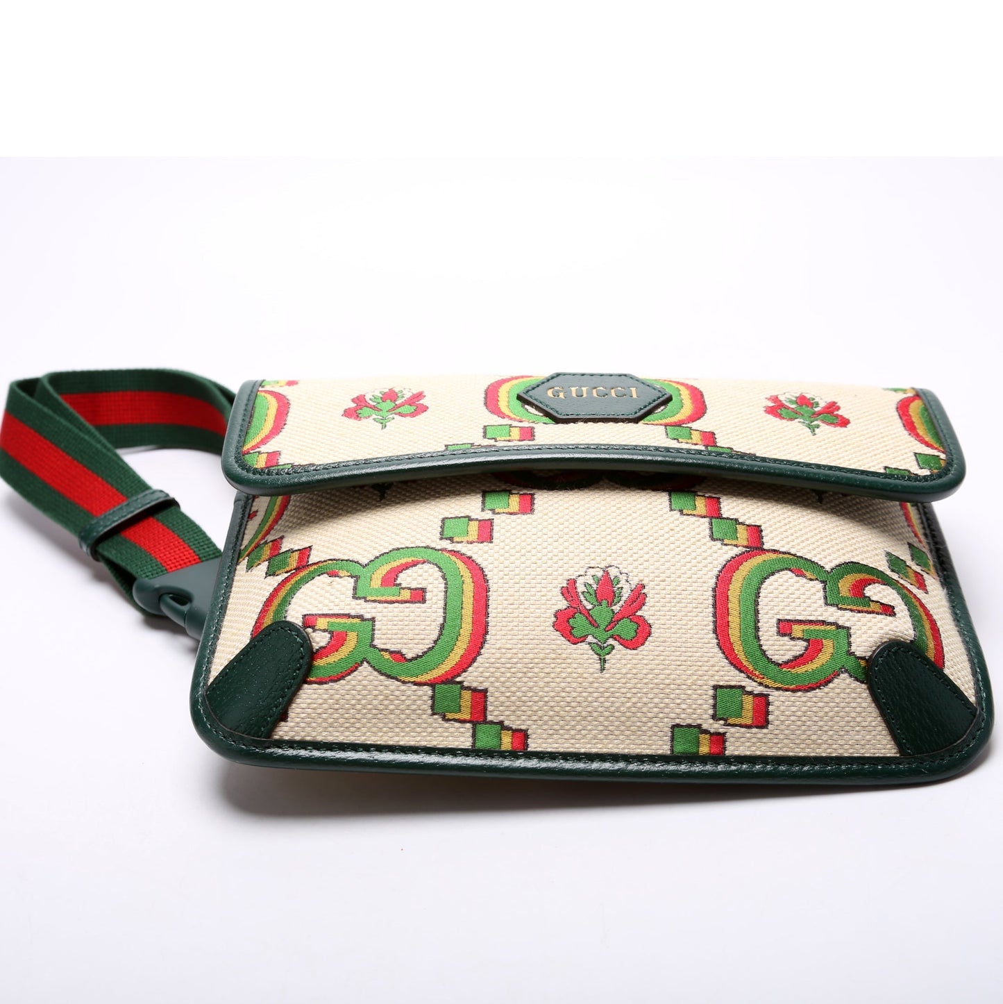 Gucci 493930 GG Supreme Neo Web Belt Bag