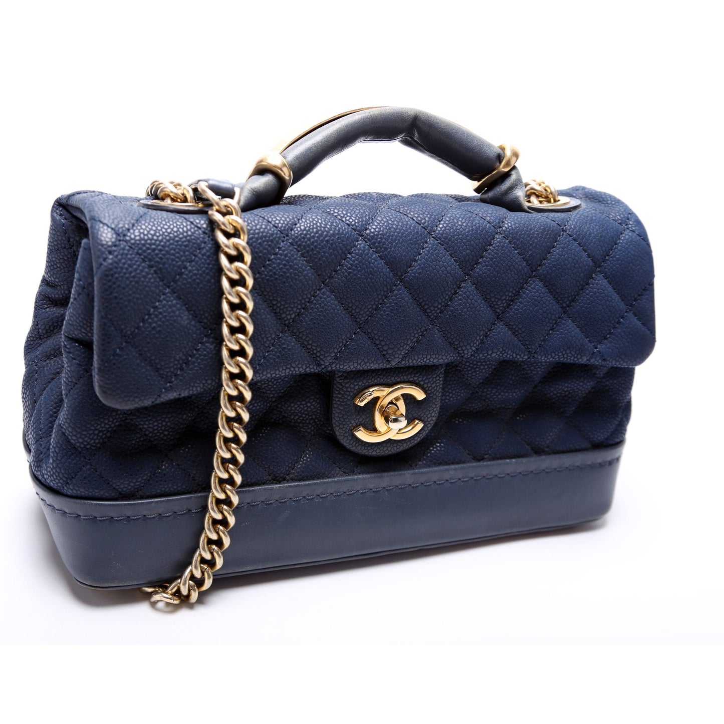 Chanel Globe Trotter Medium Quilted Caviar 18M Bag