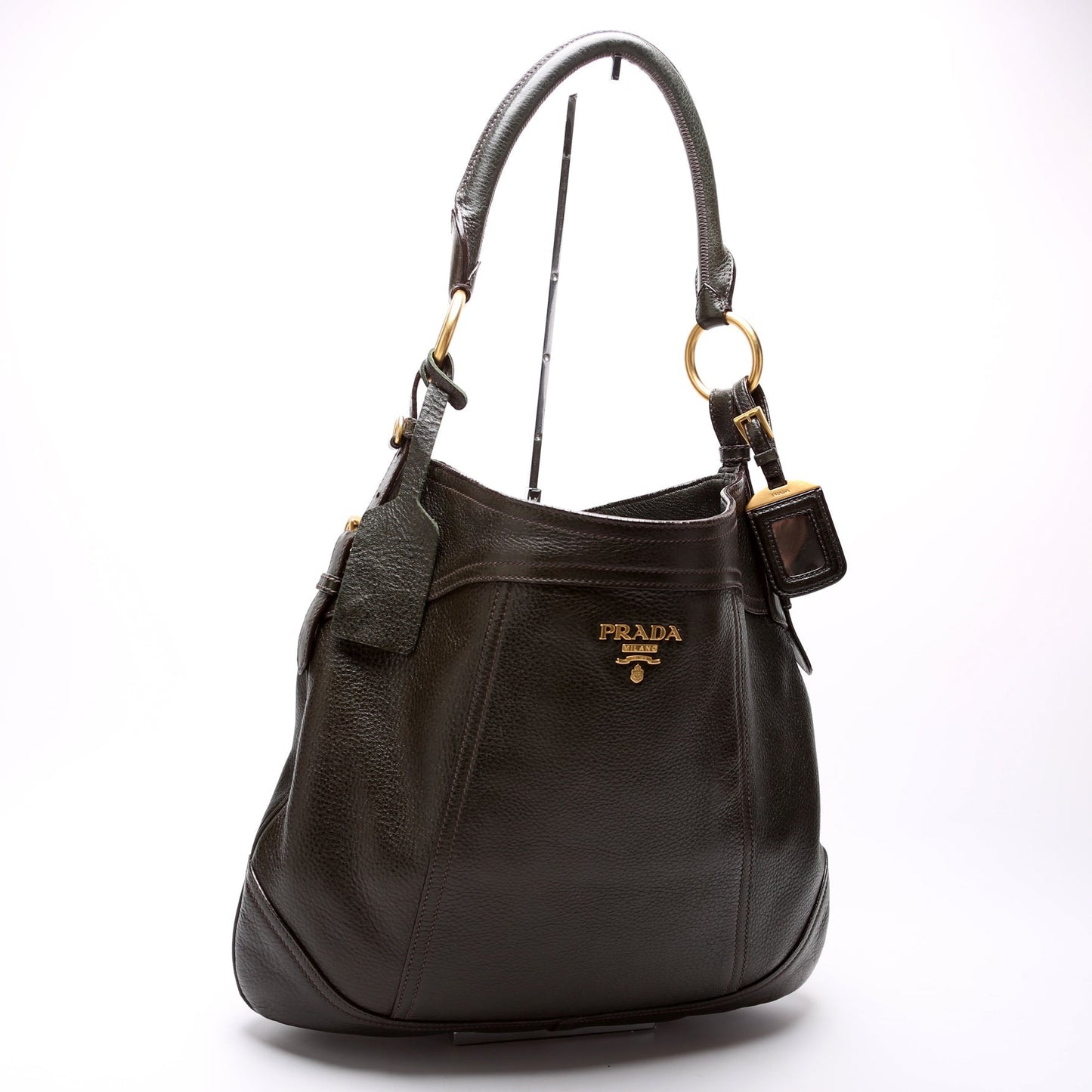Prada 1BC3728 Cervo Antik Hobo Bag