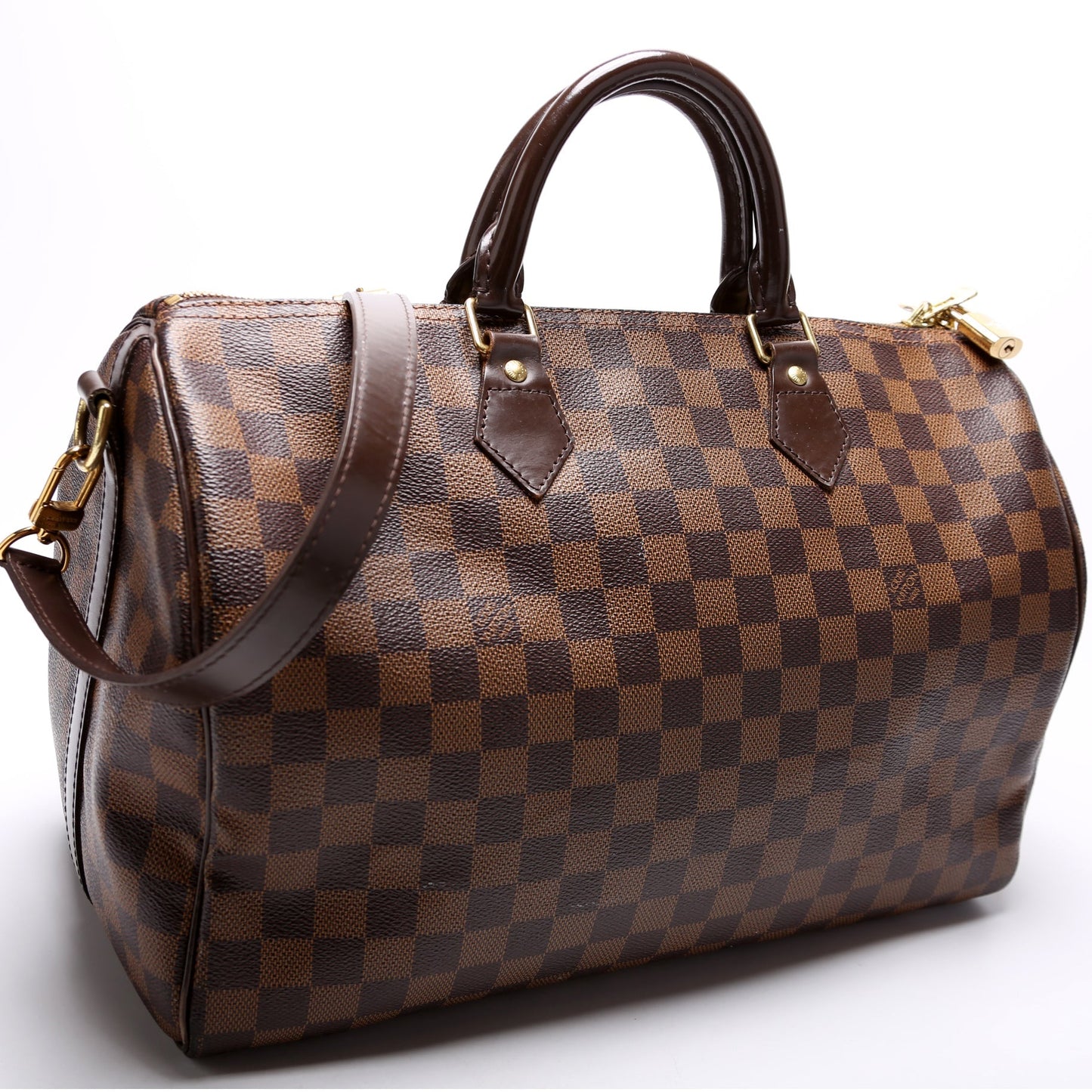 Louis Vuitton Speedy 35 w/Strap Damier Ebene