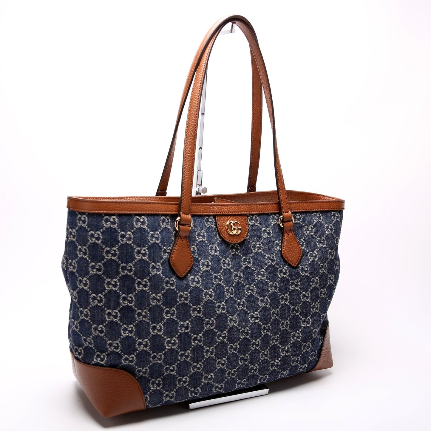 Gucci 631686 Ophidia GG Denim Tote Bag