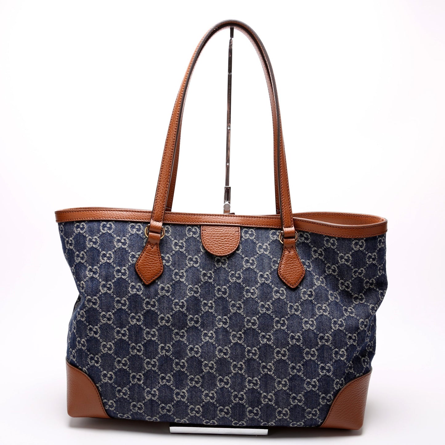 Gucci 631686 Ophidia GG Denim Tote Bag
