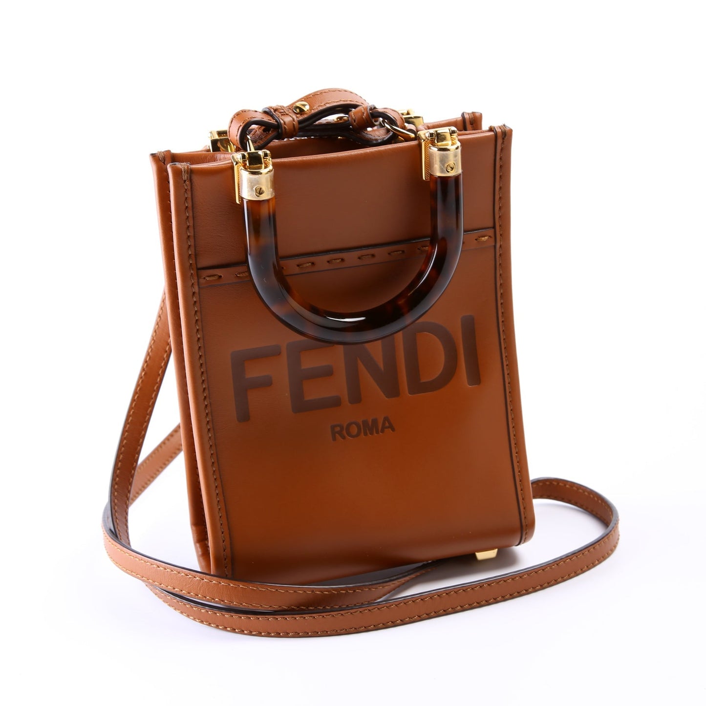 Fendi 8BS051 Mini Sunshine Shopper Bag
