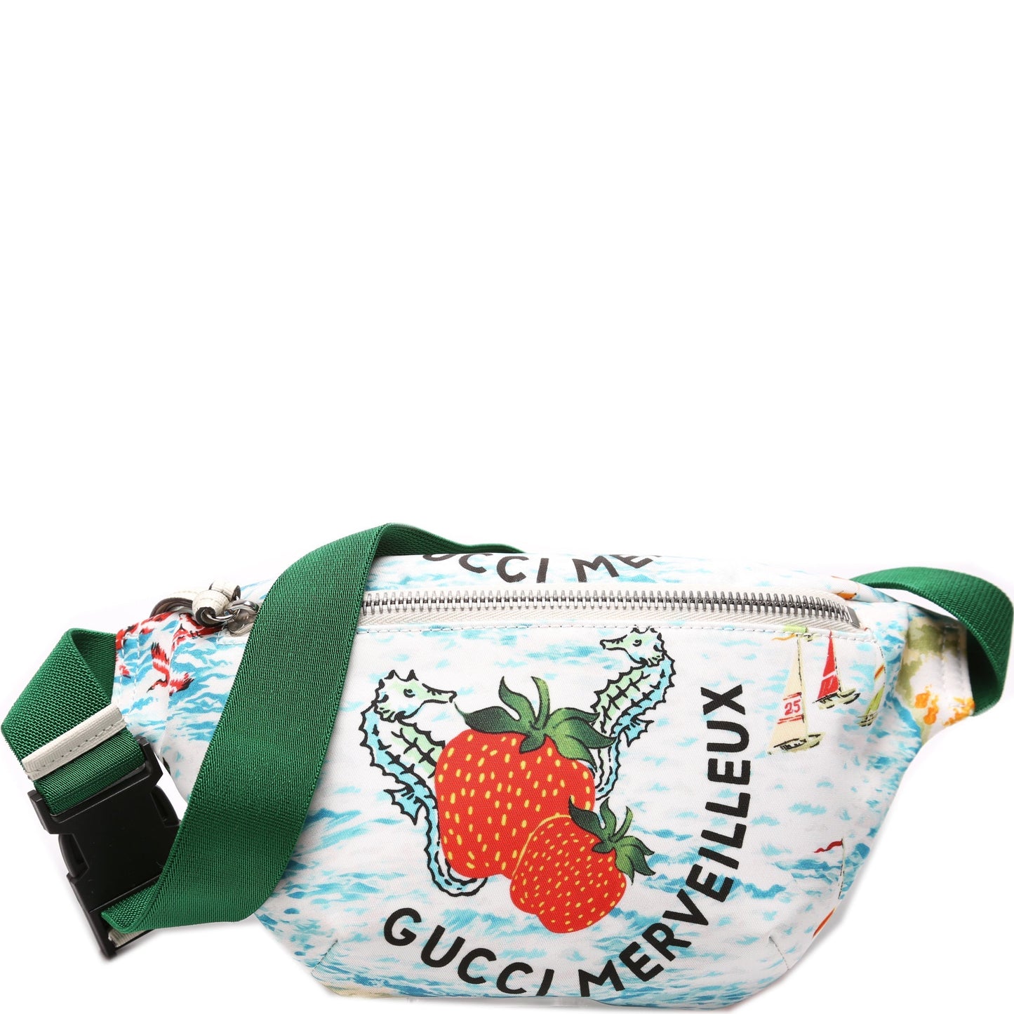 Gucci 502095 GG Supreme Strawberry Belt Bag