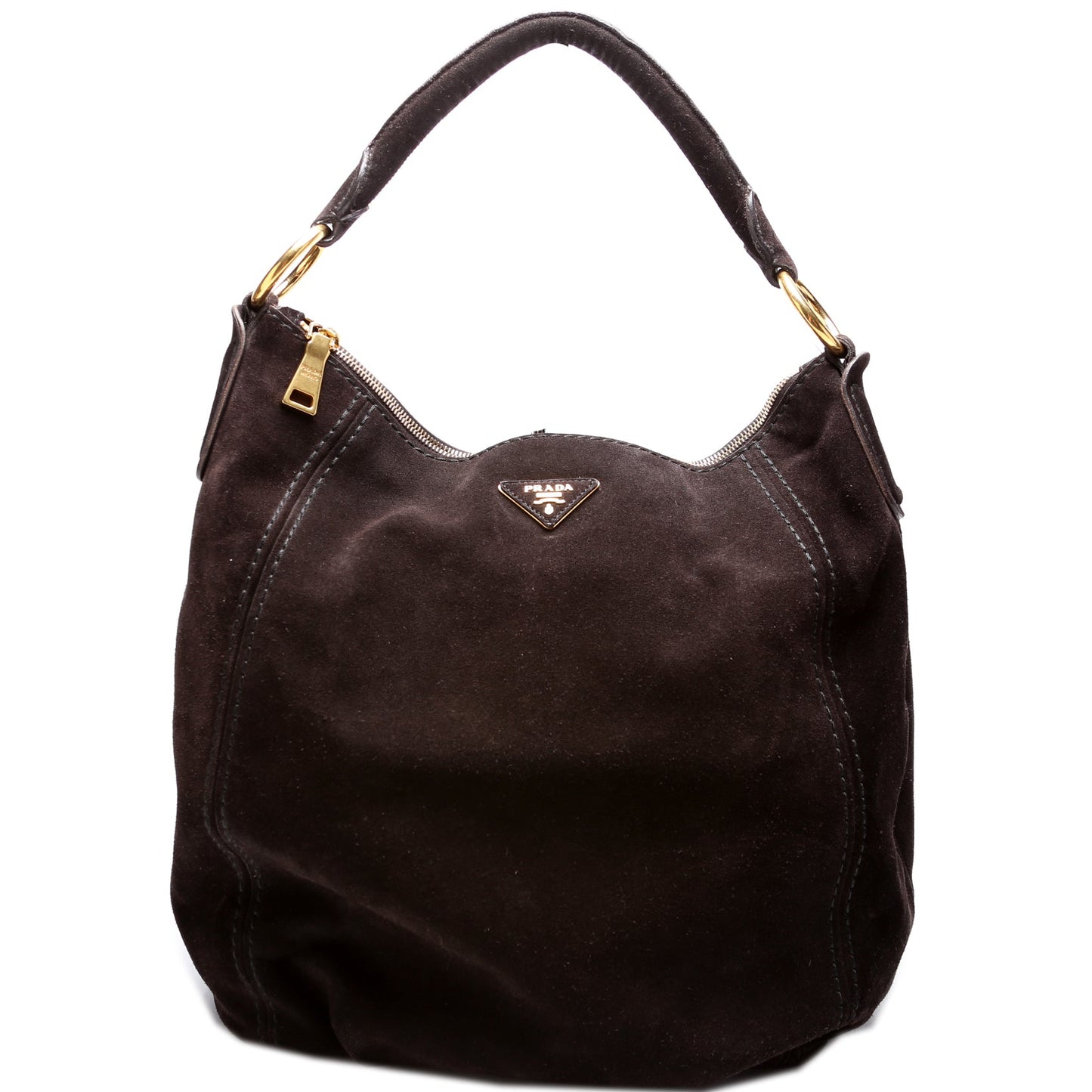 Prada Suede Hobo Bag