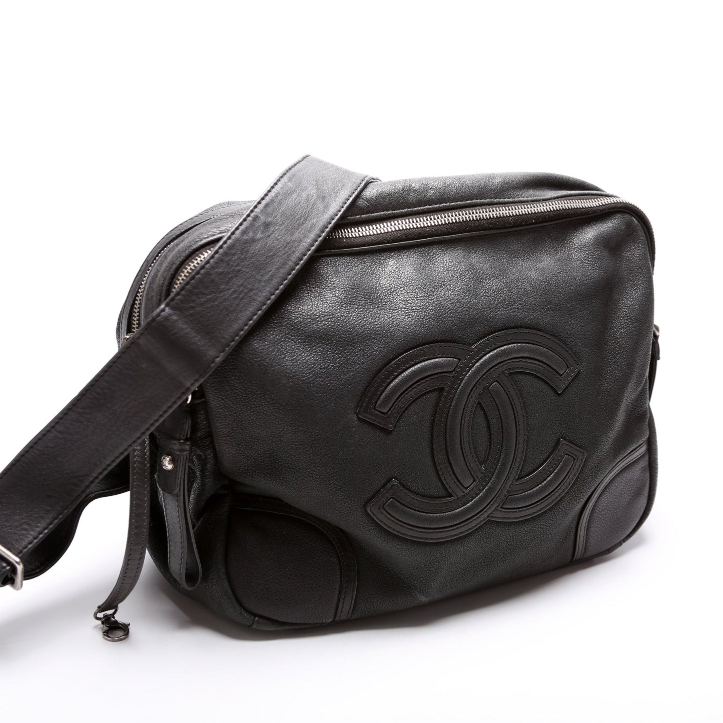 Chanel CC Camera Large Washed Calfskin 14M Bag
