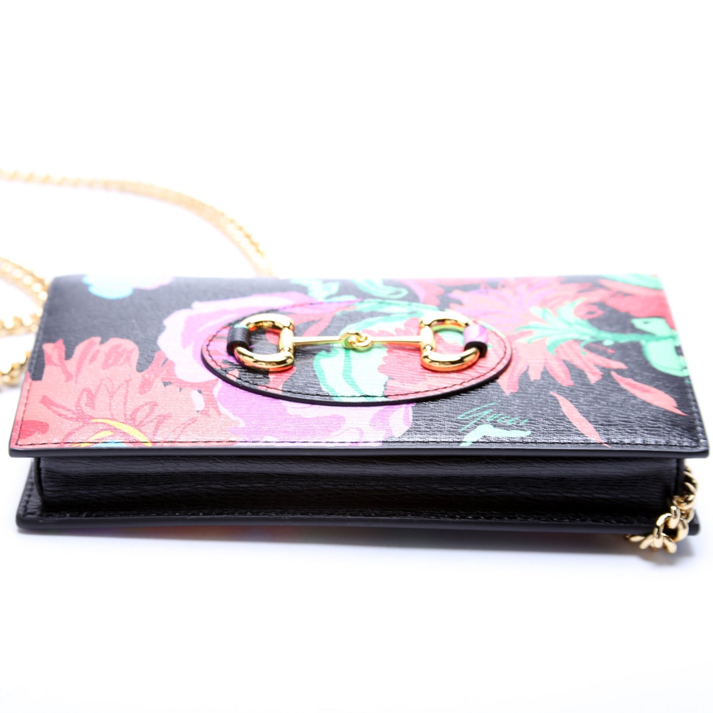 Gucci 621892 Horsebit 1955 Wallet W/Chain Bag